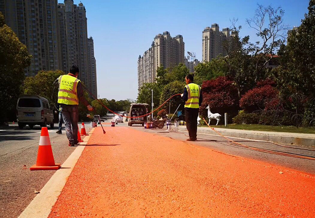 户外丙烯酸沥青路面改色