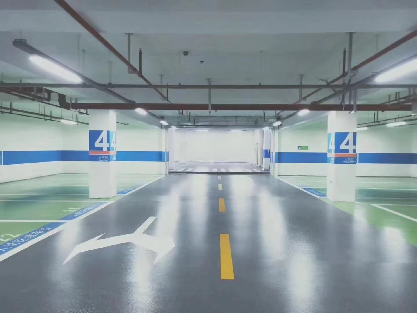 案例分享-浙大城市学院,水性亮光,橘纹拉花系列